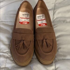 SOUL Naturalizer Brown Loafers with Tassels